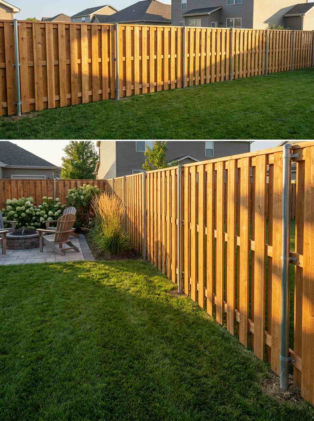 vertical shadow box construction