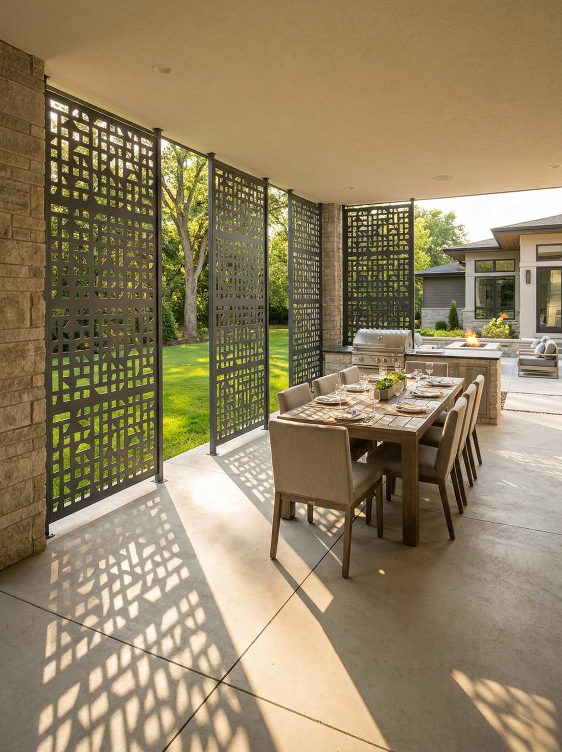 perforated metal panels