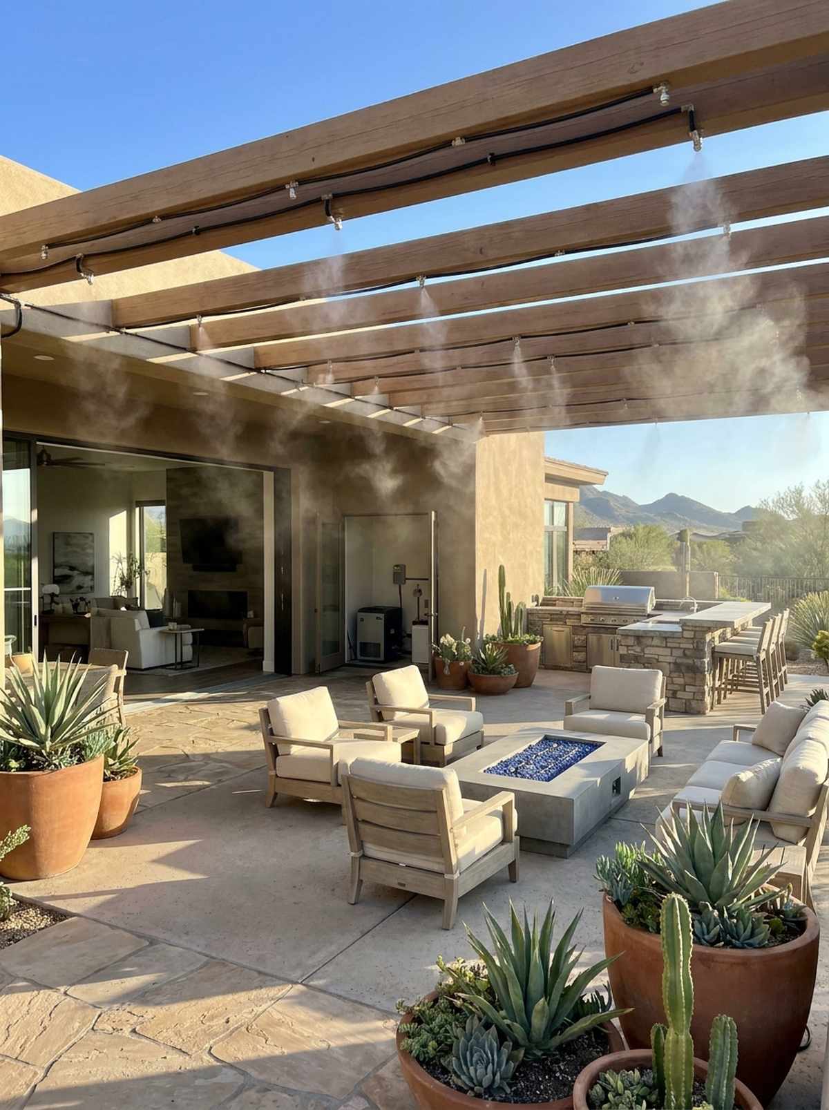 outdoor misting system