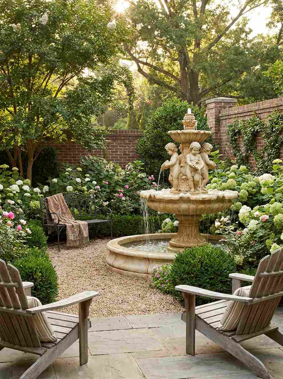 cherub fountains