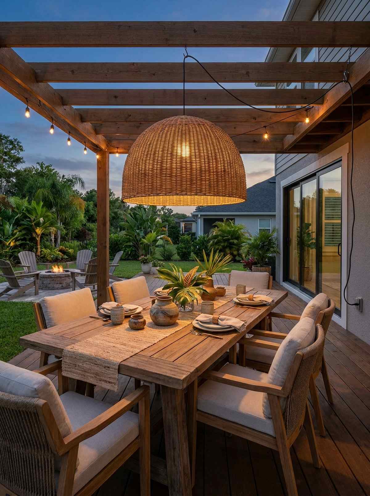 pendant light over table