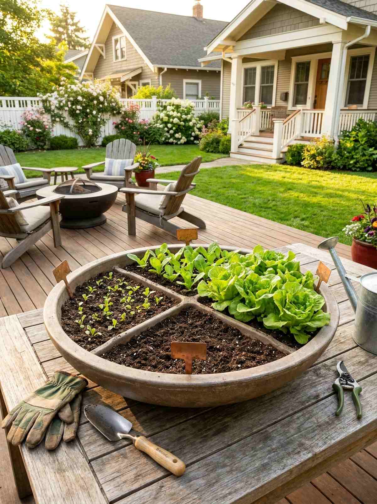 salad bowl succession planting
