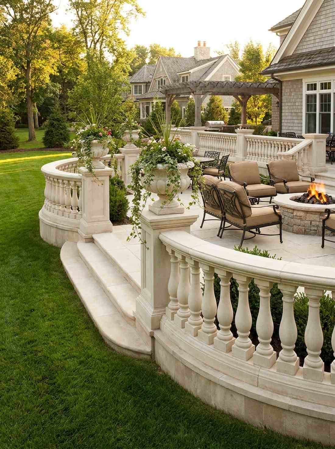 balustrade sections