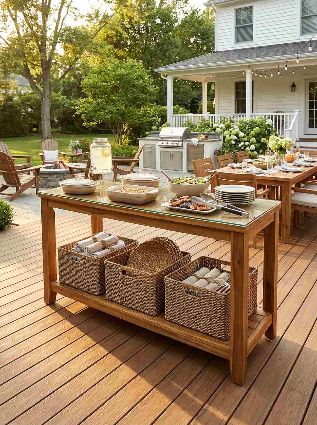 outdoor serving station