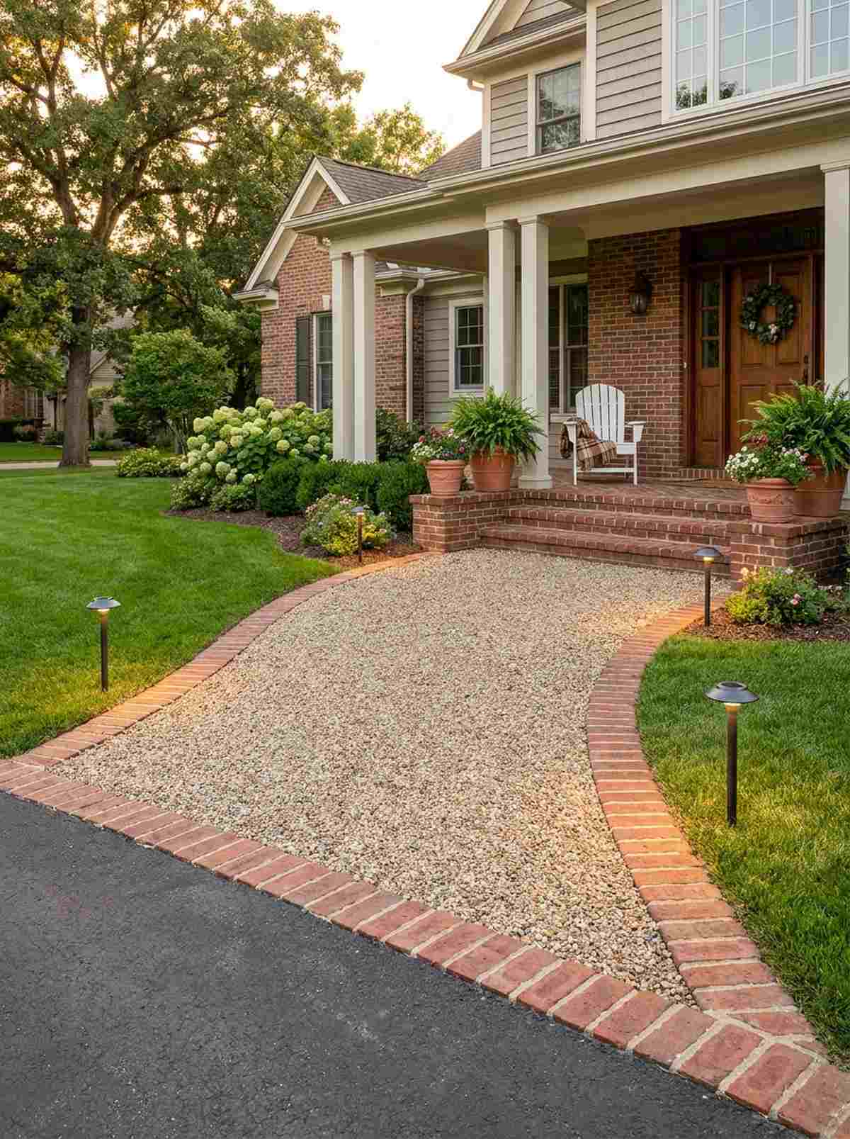 front entry welcome path