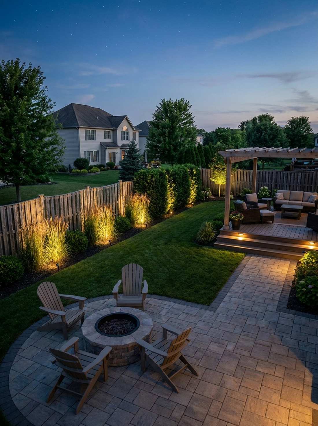 ground uplighting for foliage