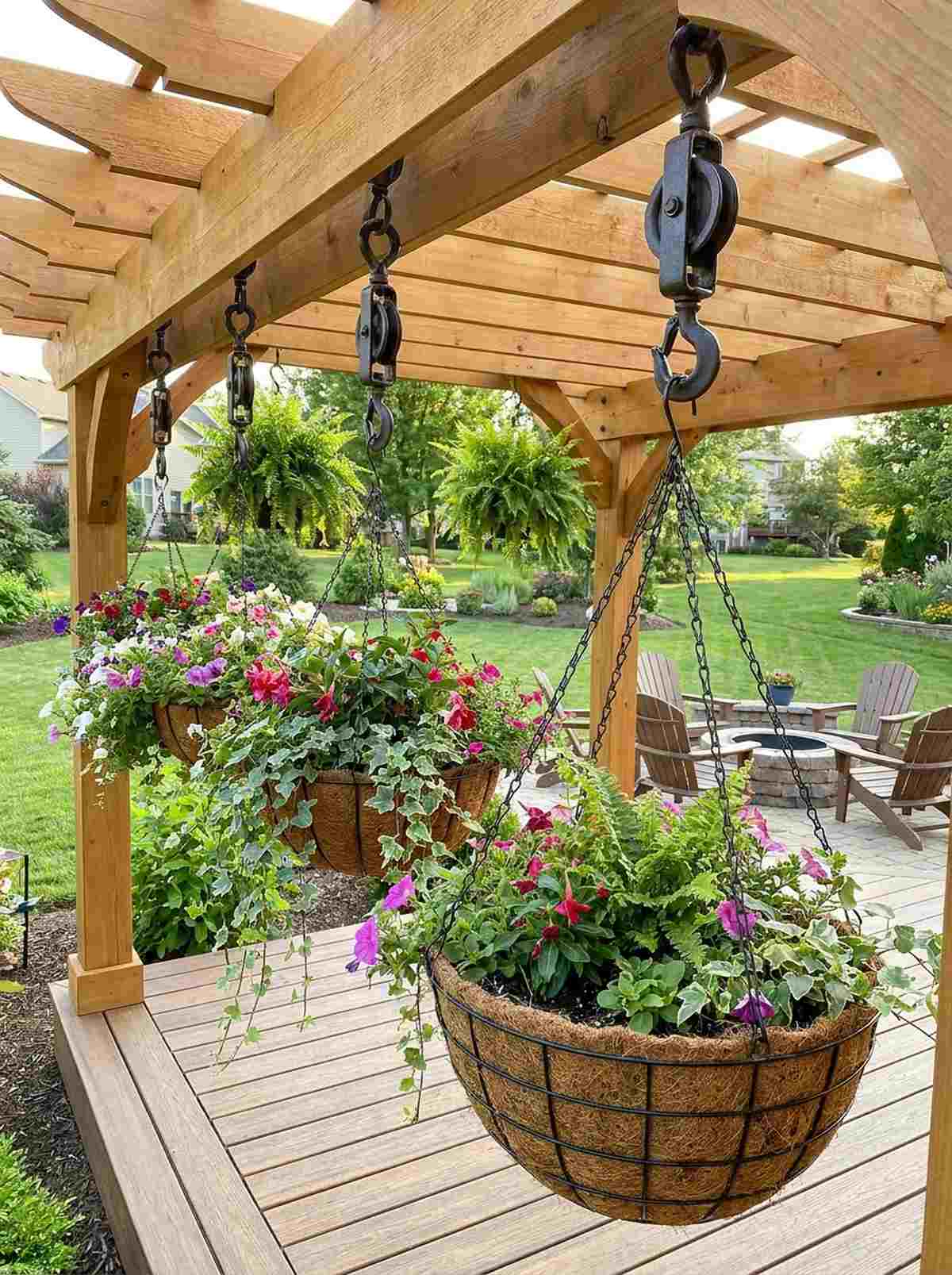 hanging basket arrays