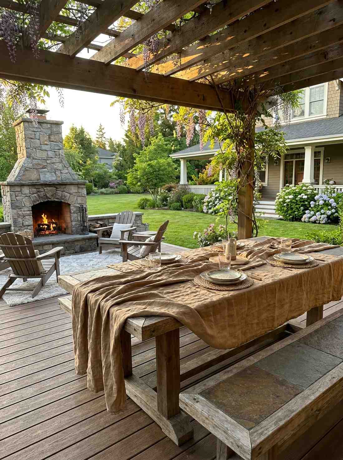 linen tablecloth foundation