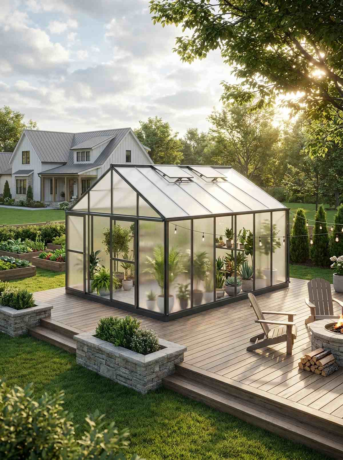 polycarbonate panel greenhouse
