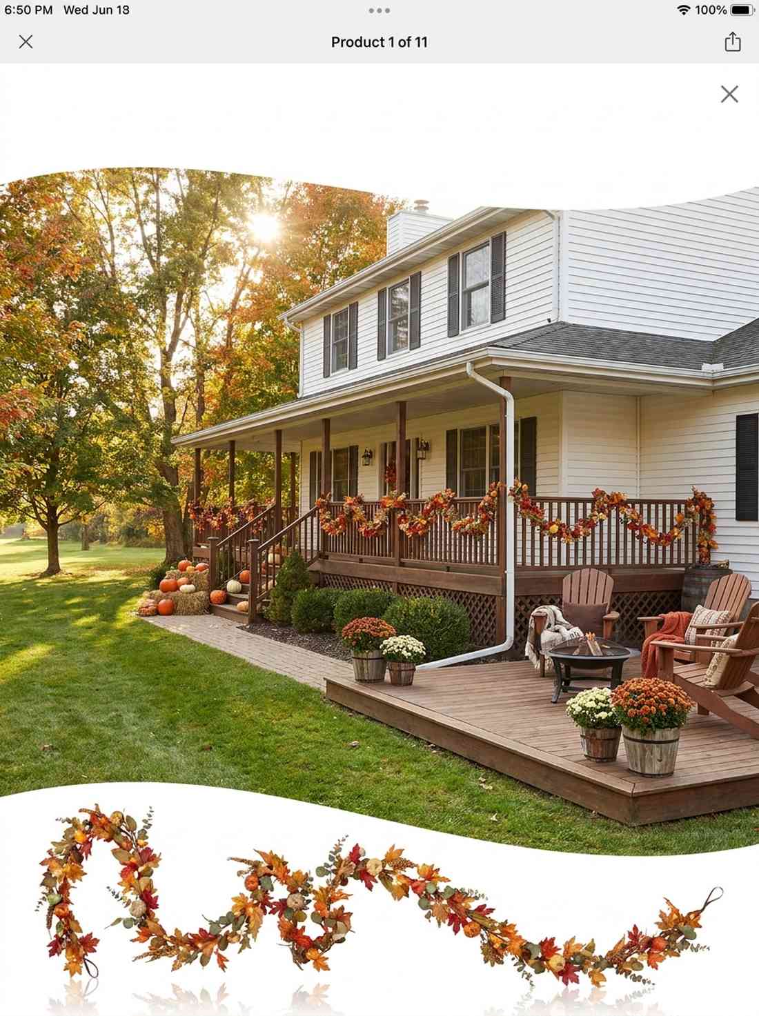 railing garland integration