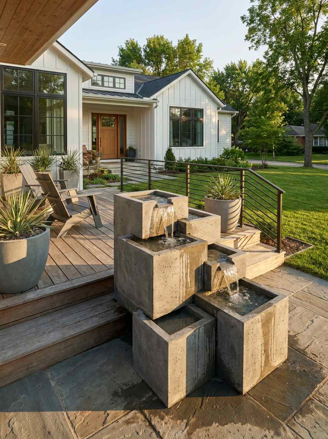 stacked cube cascade