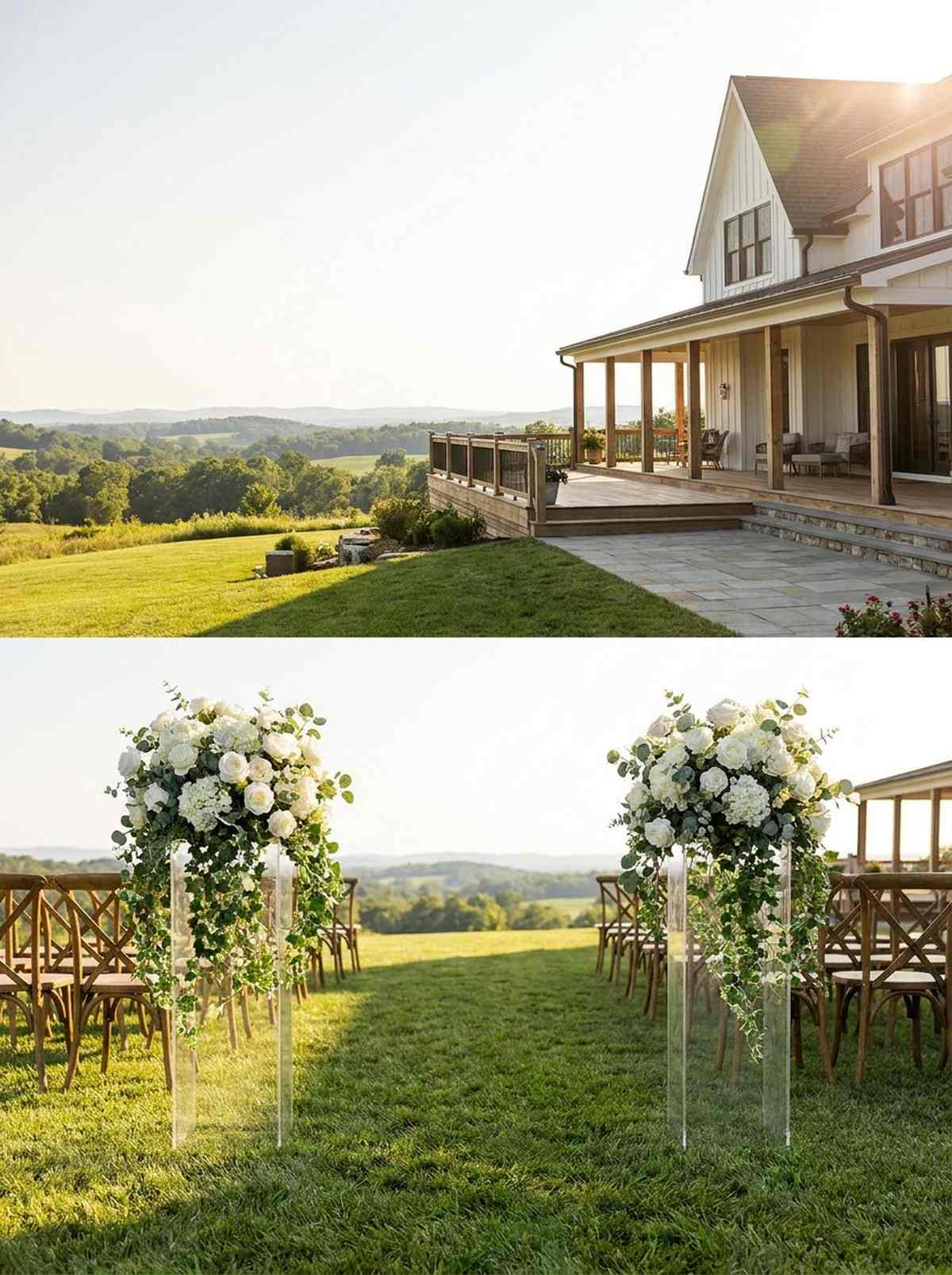 two piece pillar arrangement