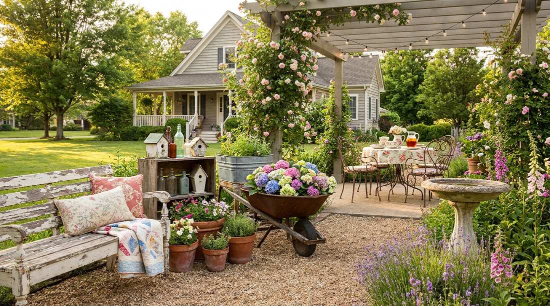 7 vintage garden decor vertical