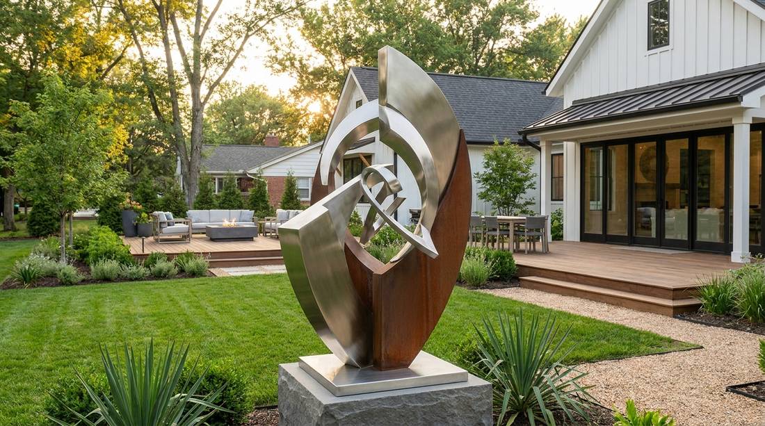 70 modern garden sculpture vertical
