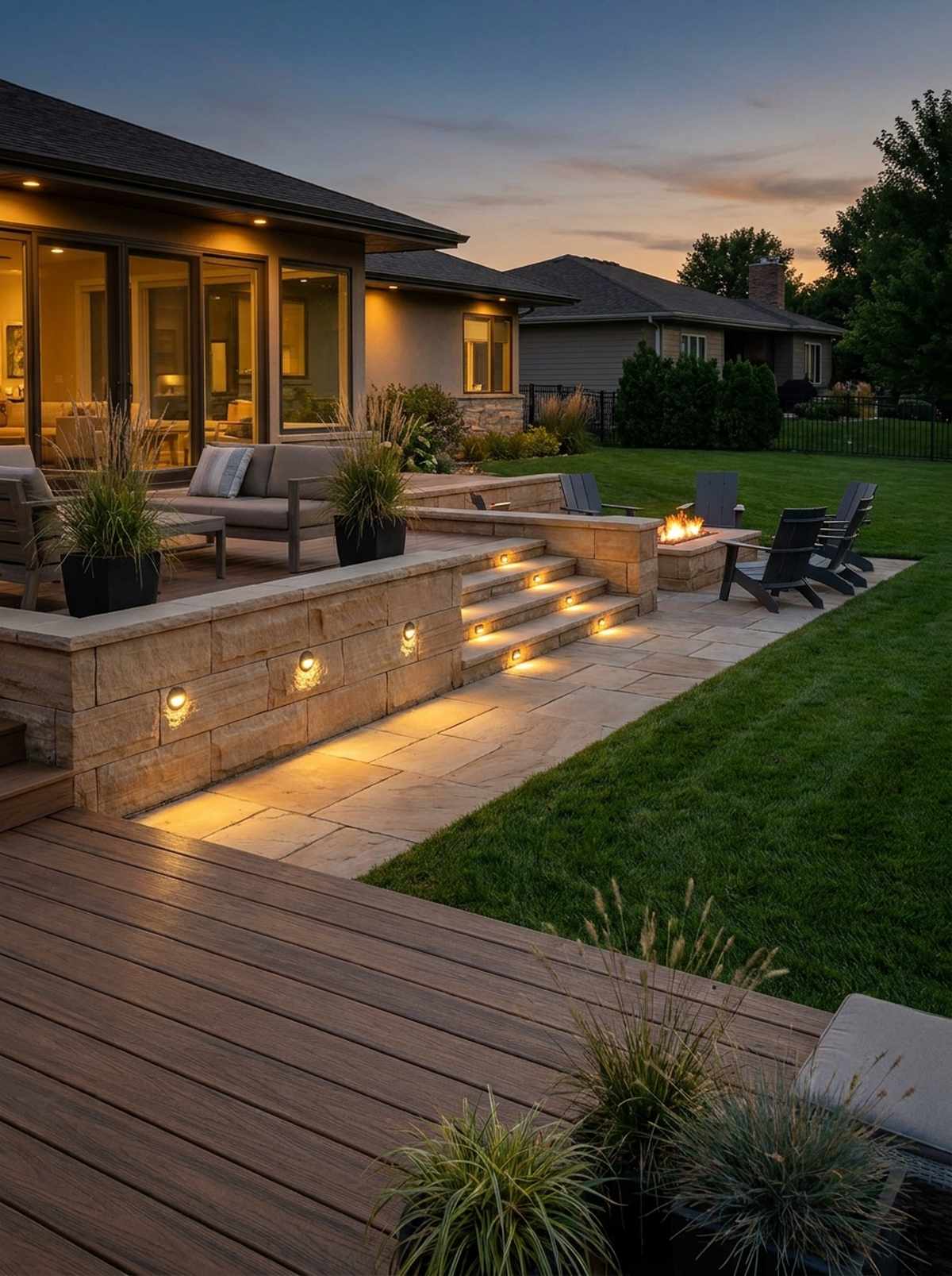 pathway step lights