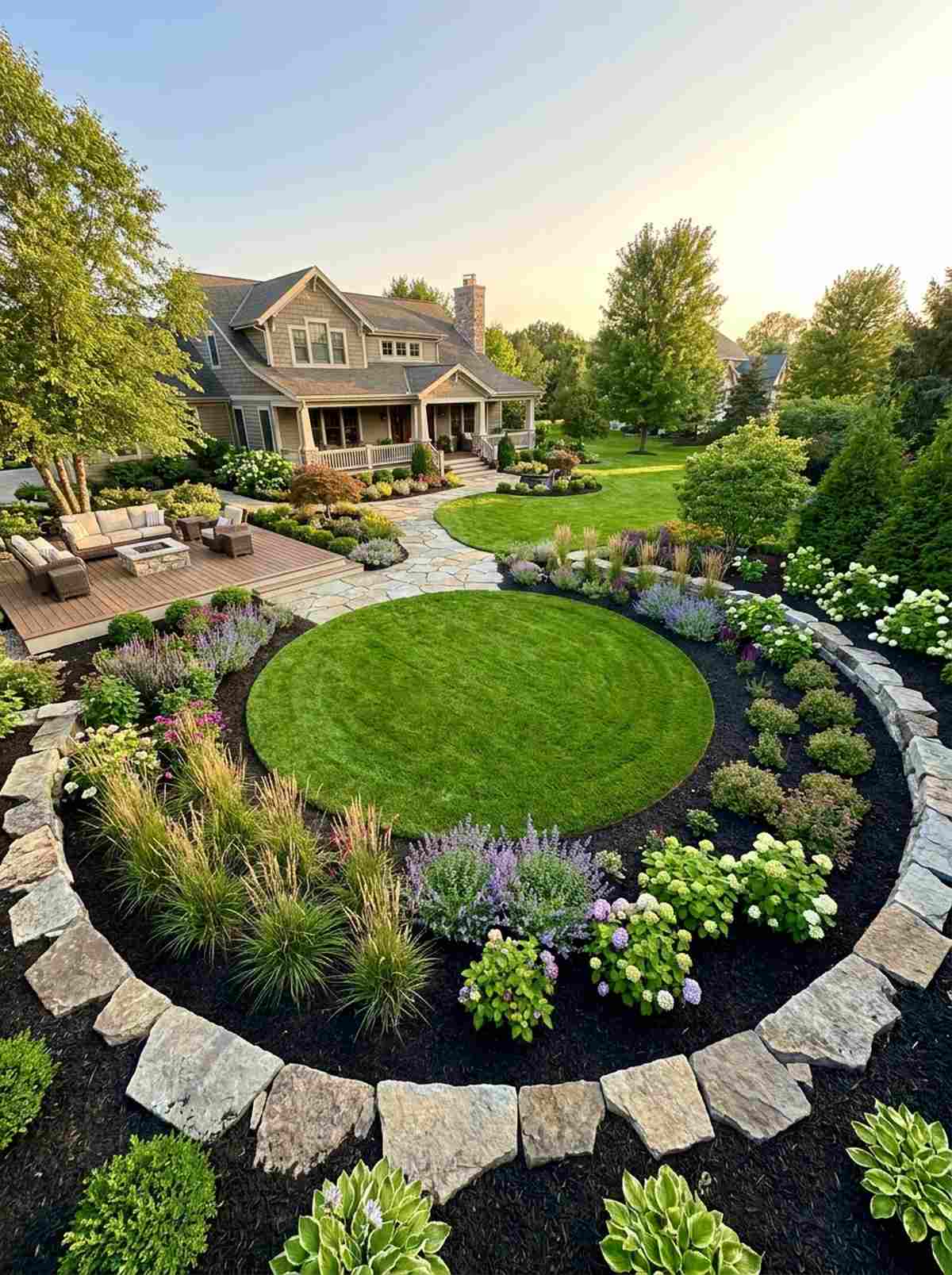 reduced lawn footprint