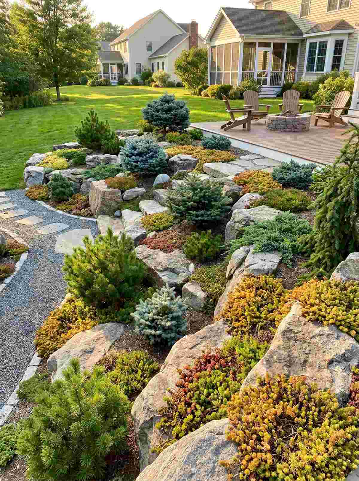 alpine rock garden