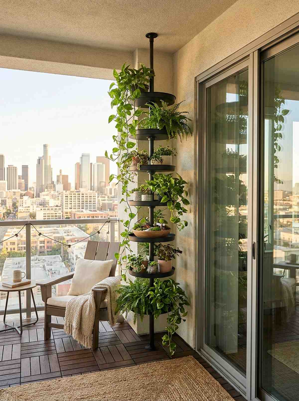 corner column garden