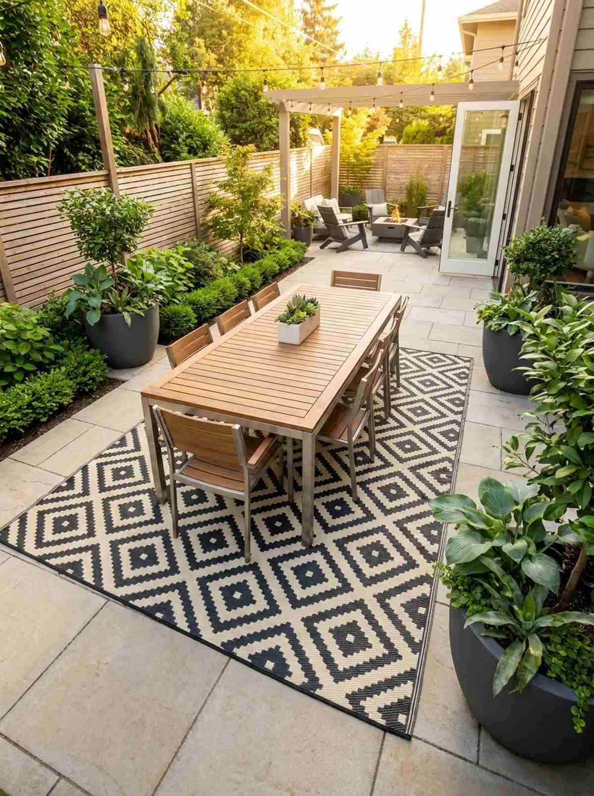 diagonal table placement for spatial expansion