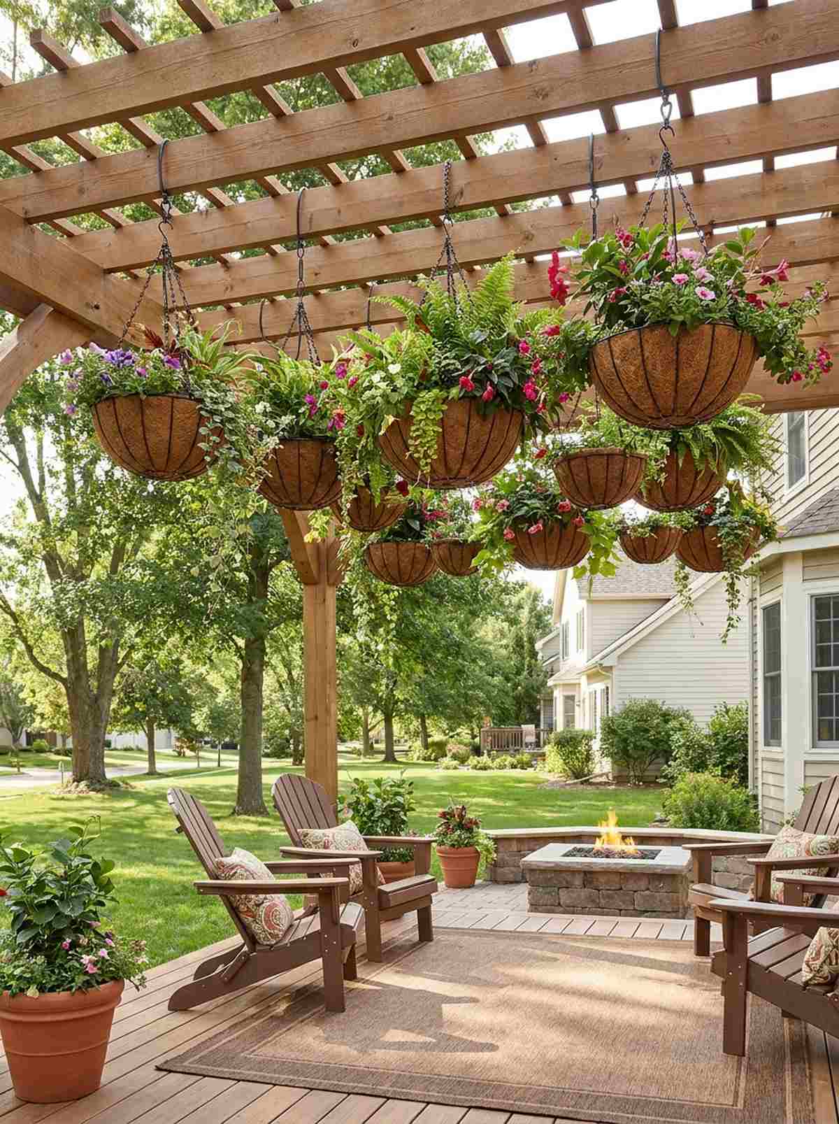 hanging basket clusters