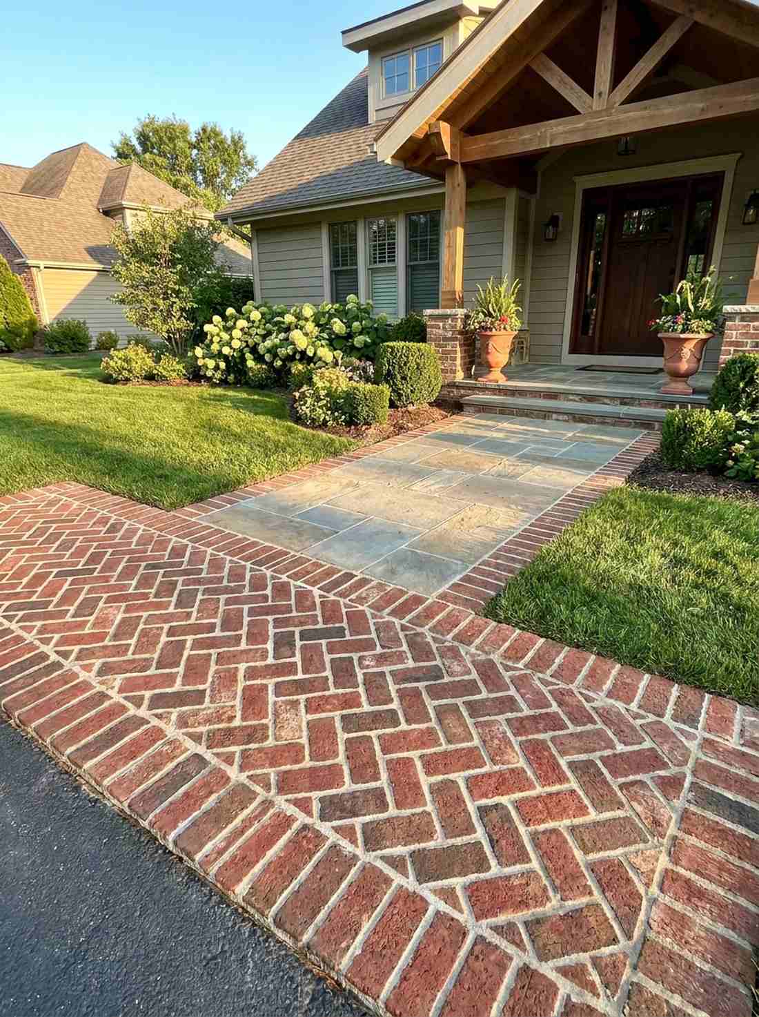 herringbone diagonal border