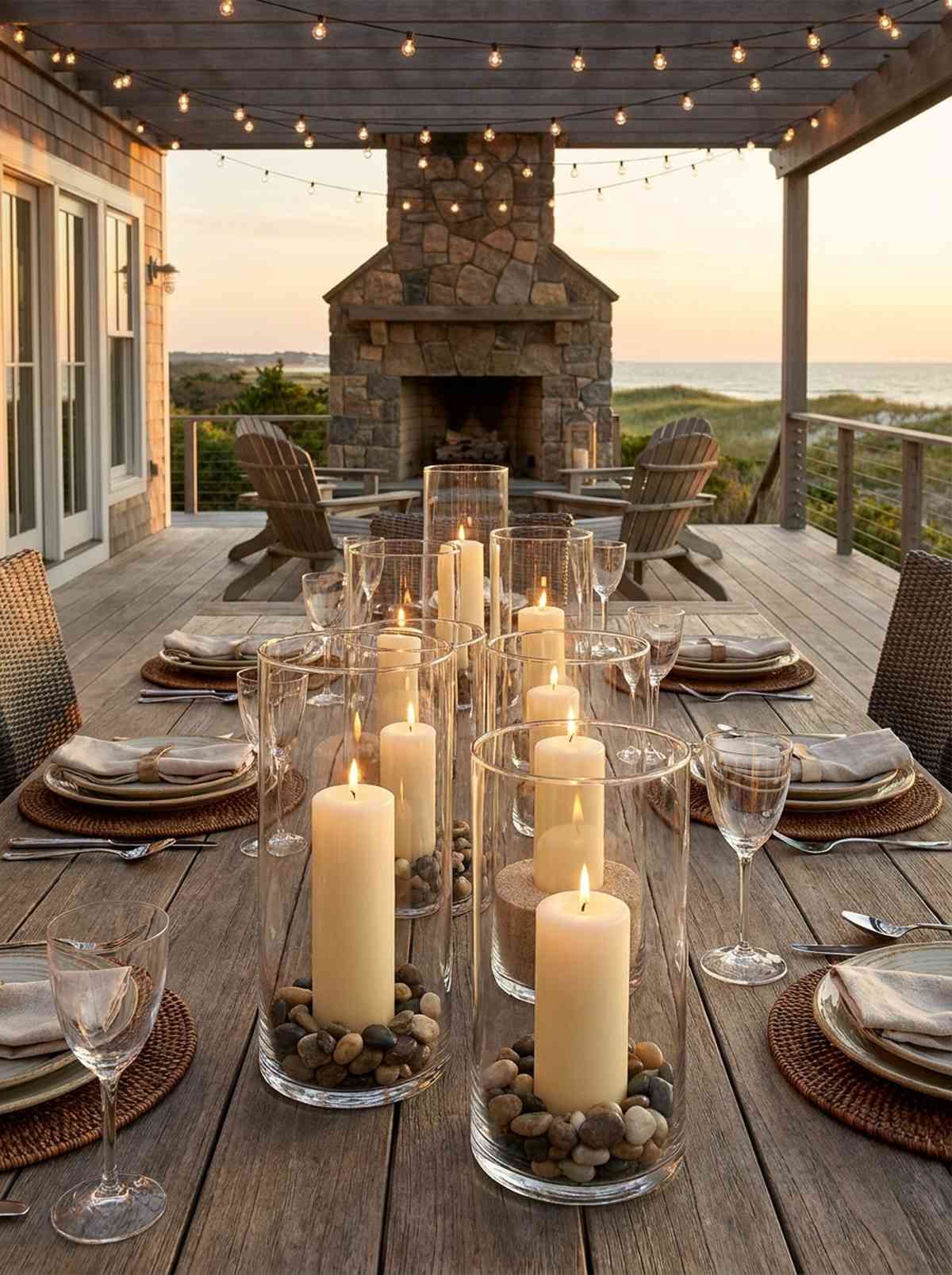 hurricane glass candle holders