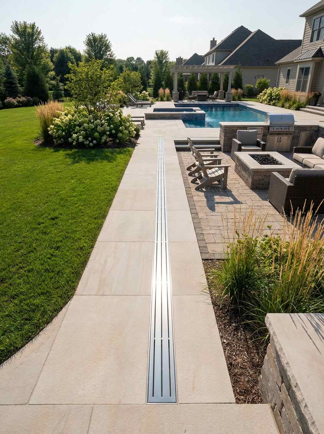 linear drainage channels