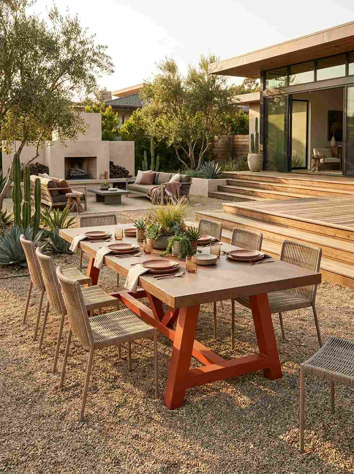 powder coated aluminum trestle table
