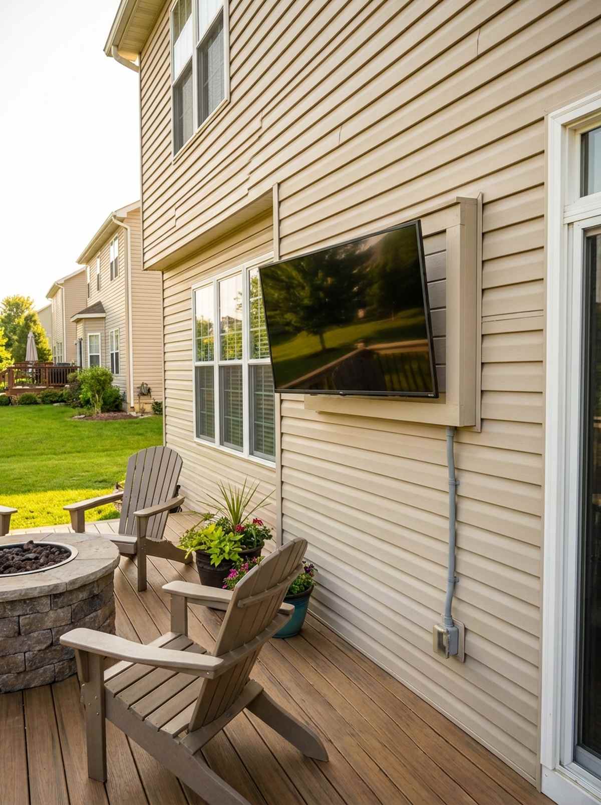 siding stud mount with backing block