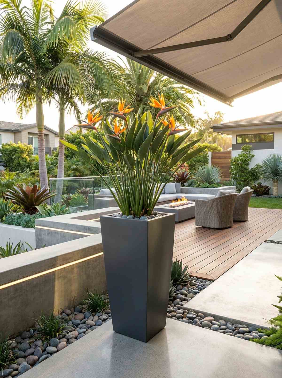 bird of paradise architectural sculpture