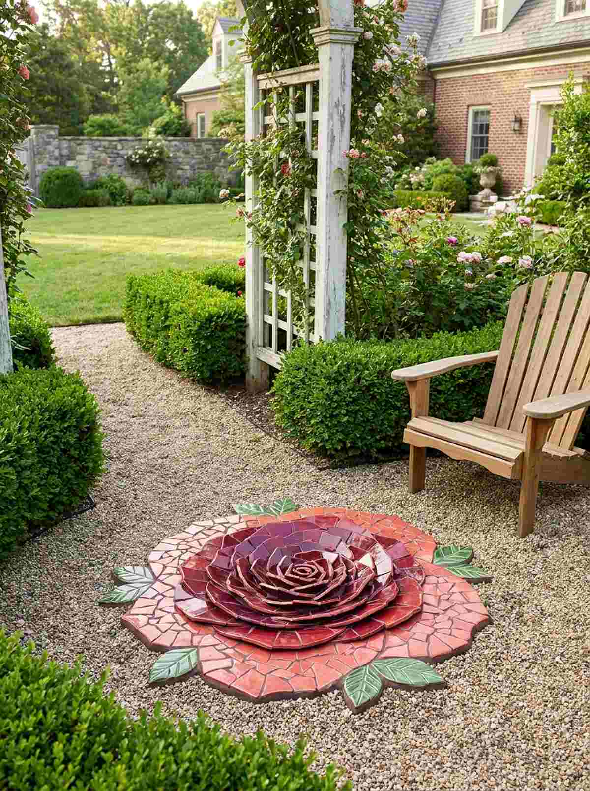 bold rose spiral
