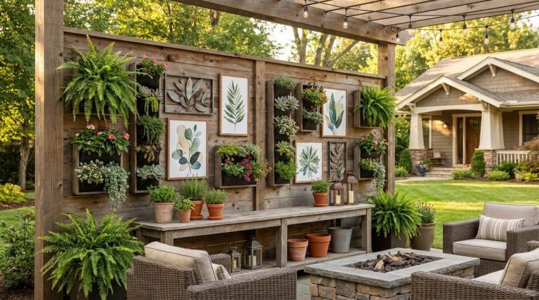 9 garden decor wall vertical