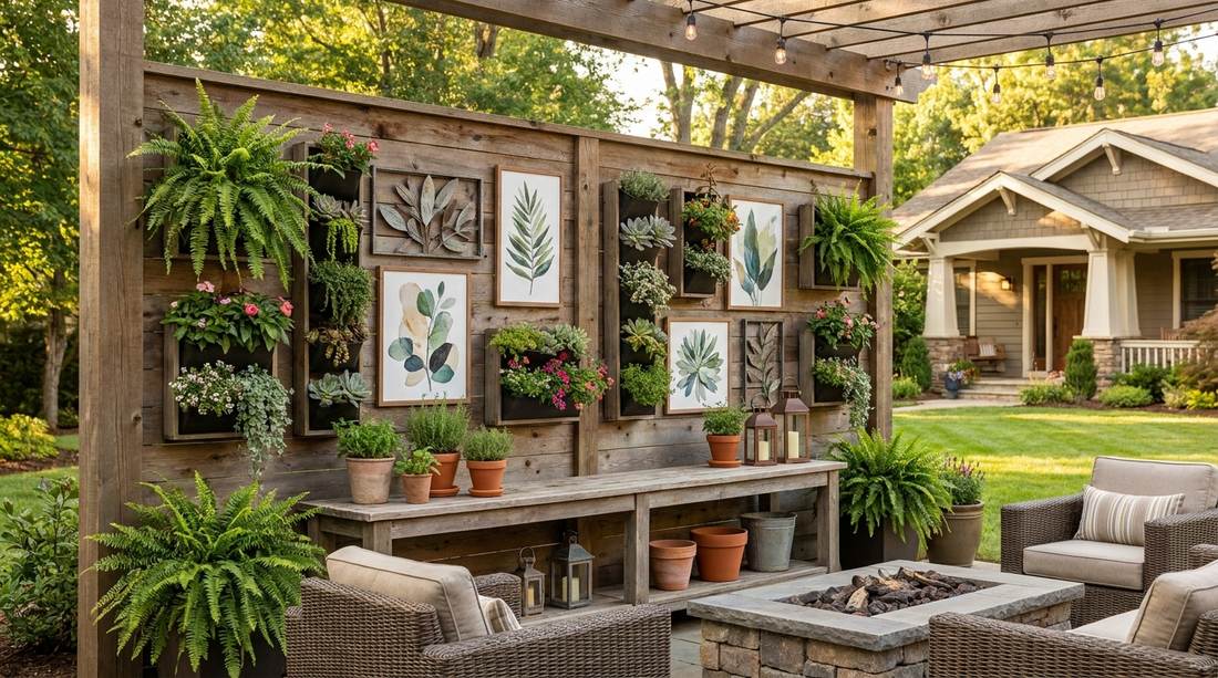 9 garden decor wall vertical