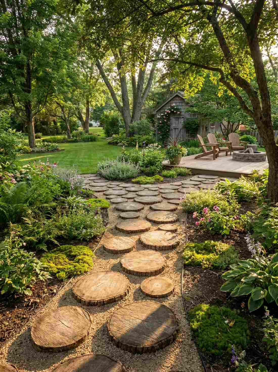 log slice stepping pathway