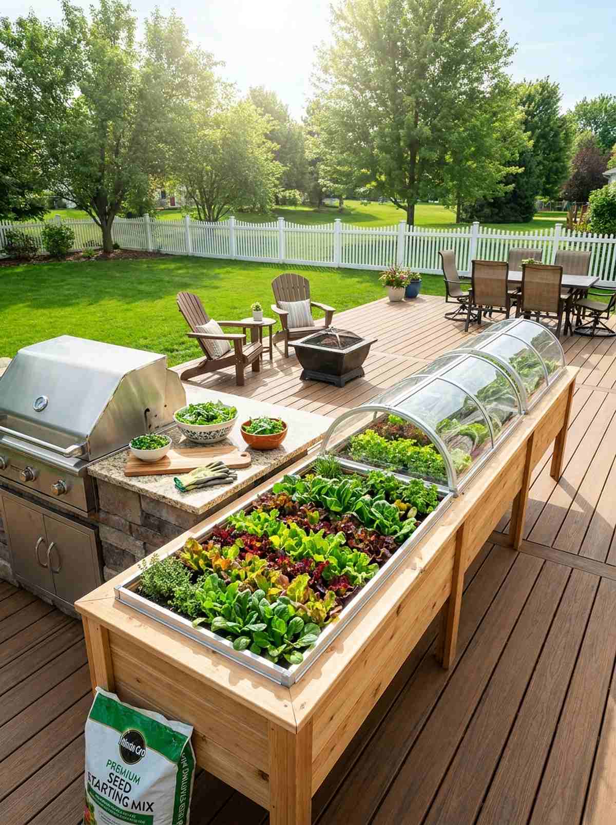 perpetual salad bar system