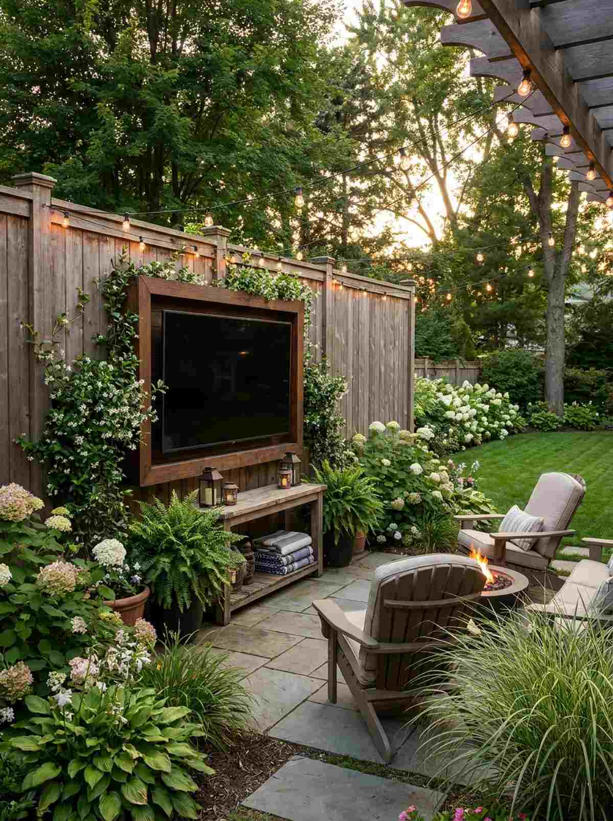 privacy fence mounted viewing station