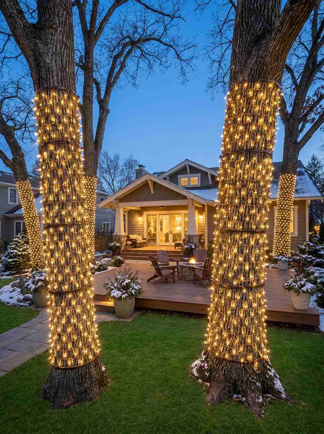 trunk wrap net lights