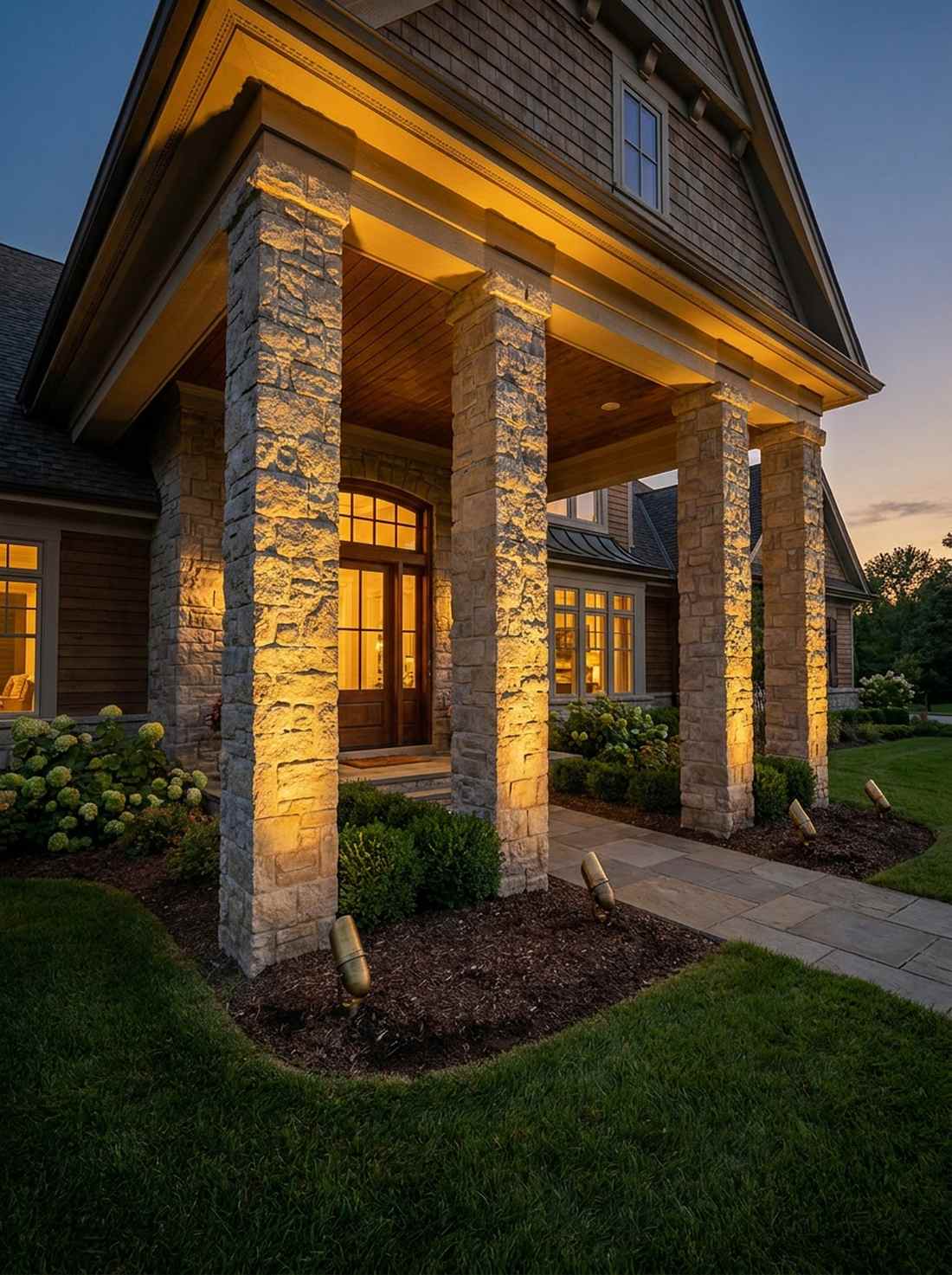 uplighting for columns