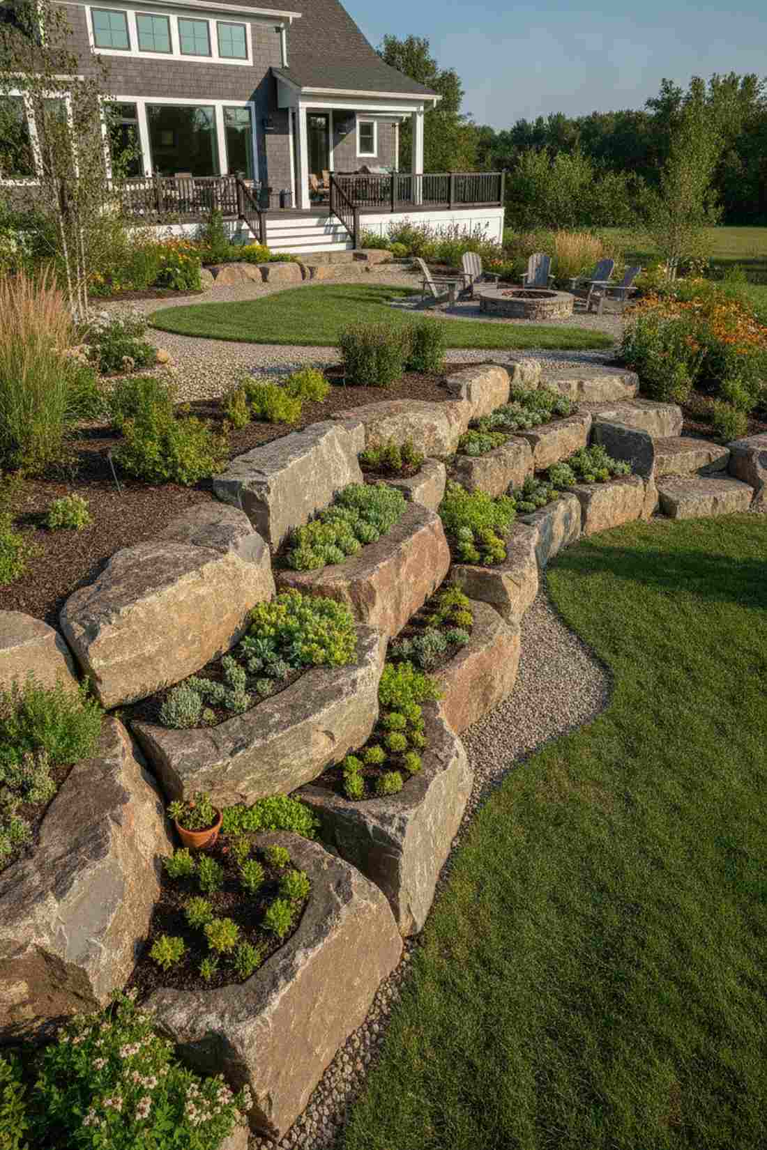 boulder cluster arrangement