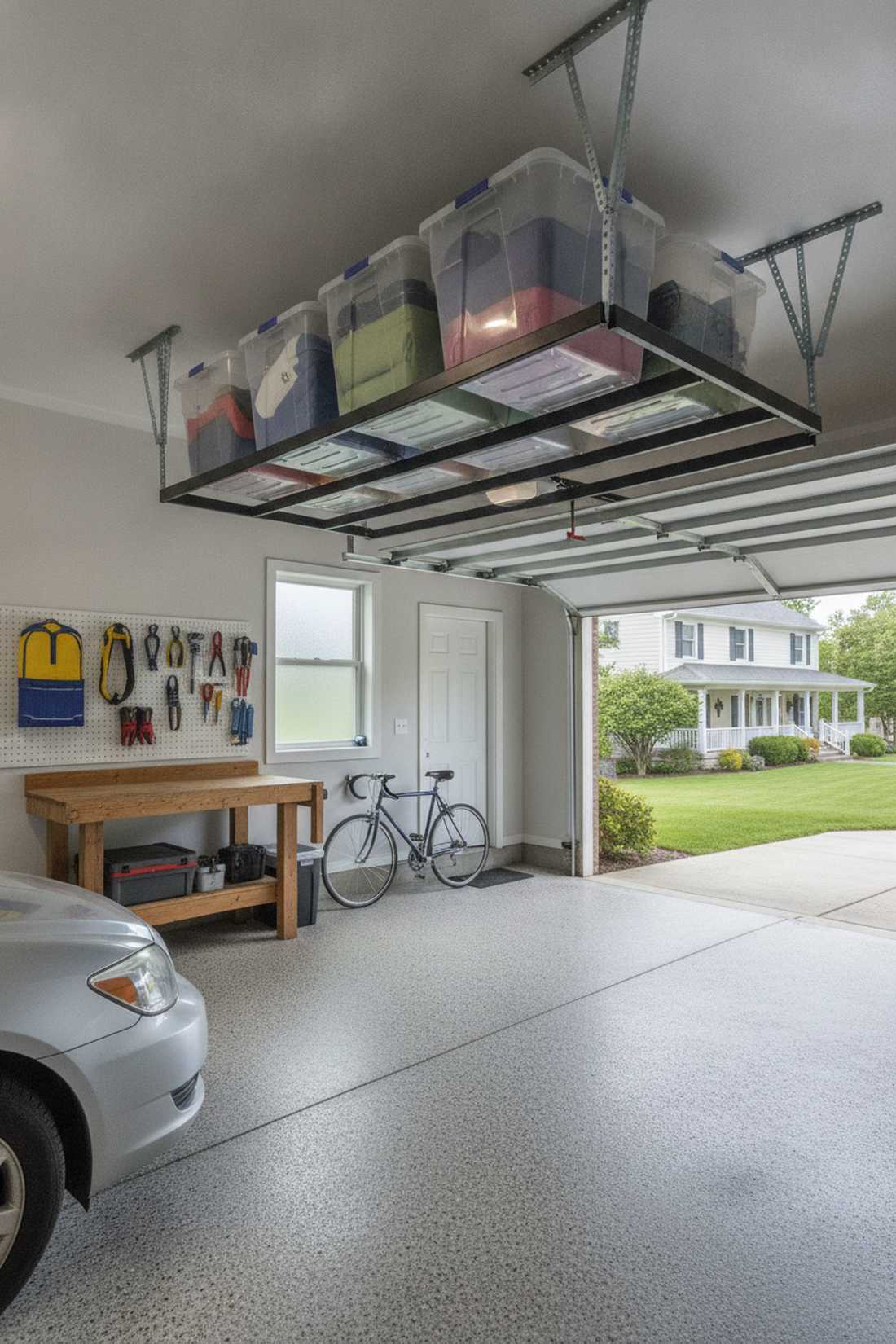 ceiling mounted racks