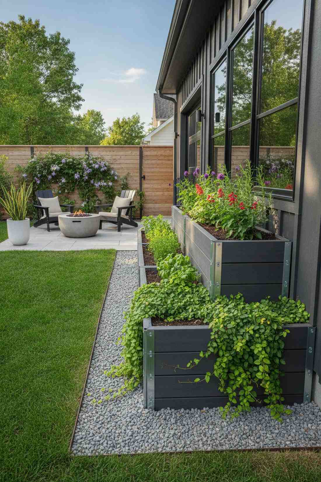 circular tiered garden bed