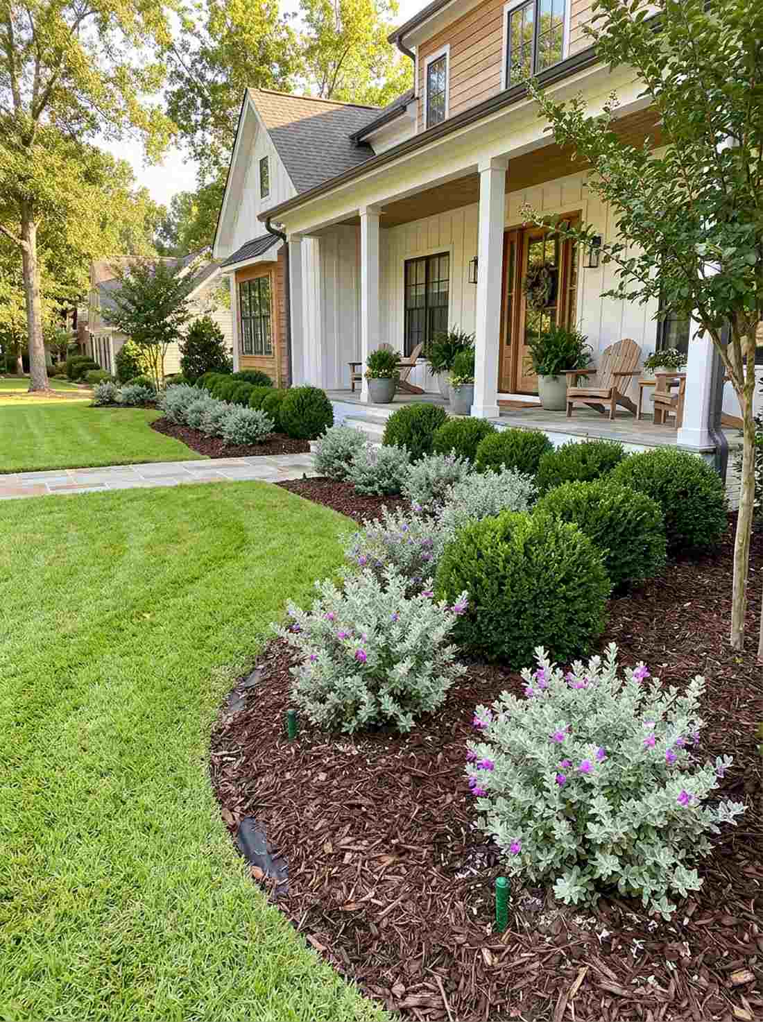 climate adapted shrub foundations