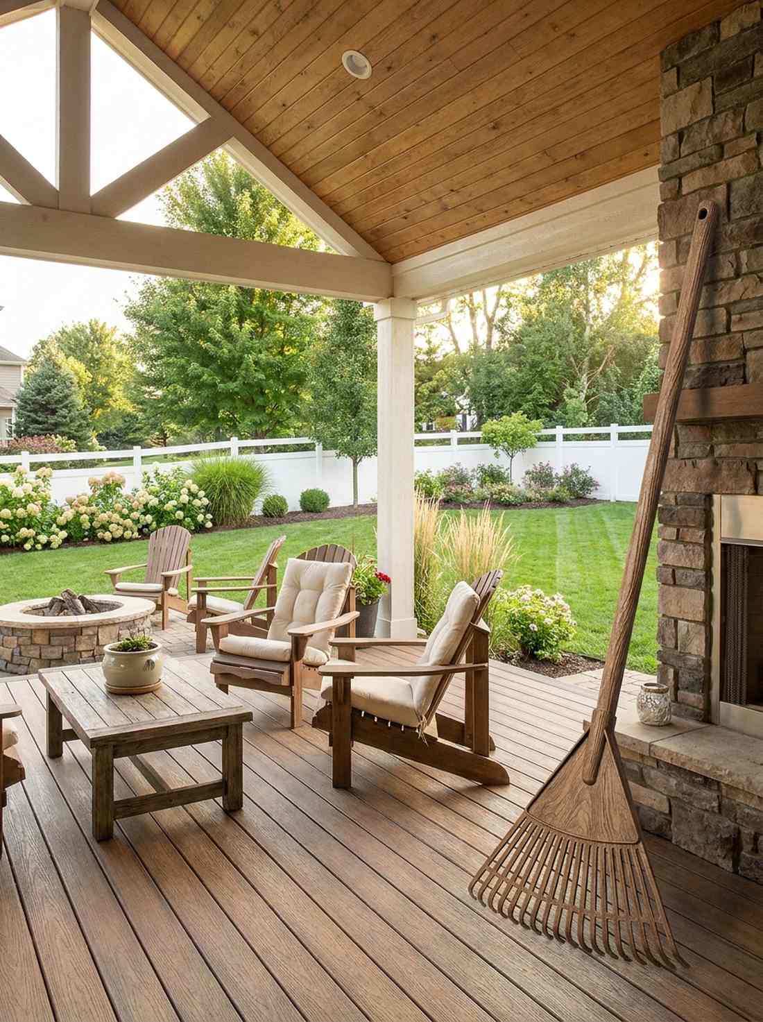 composite weather resistant rake
