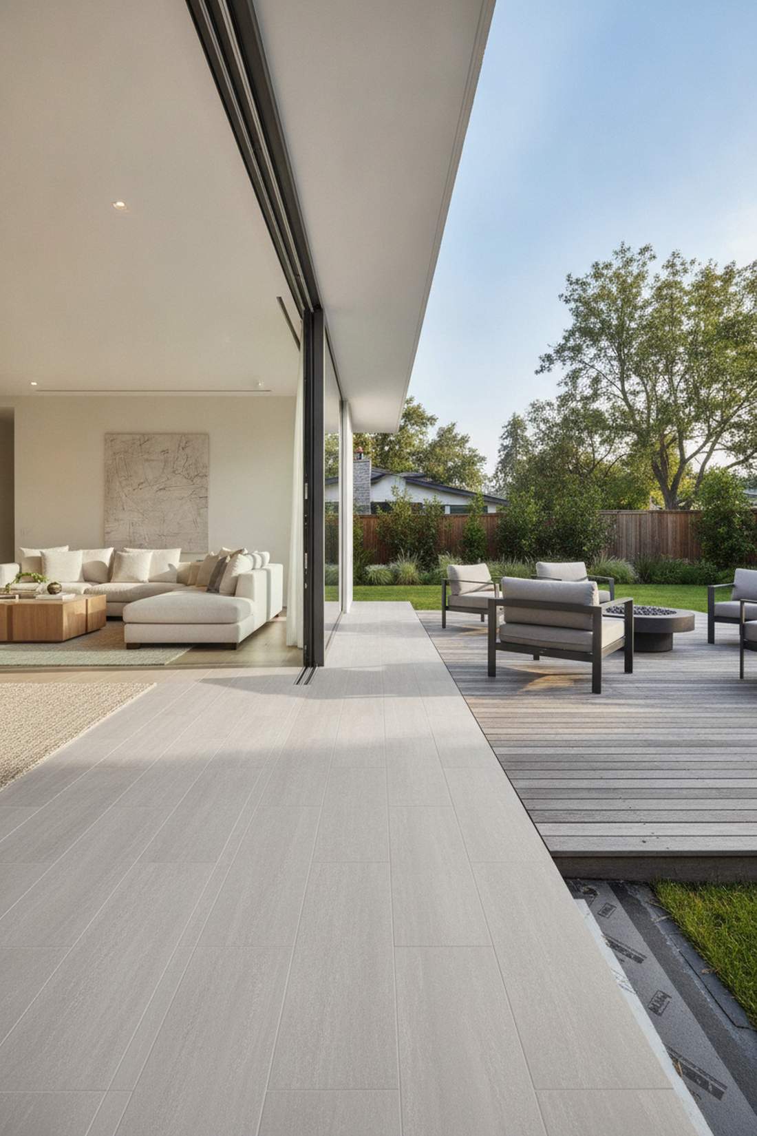 continuous flooring transitions