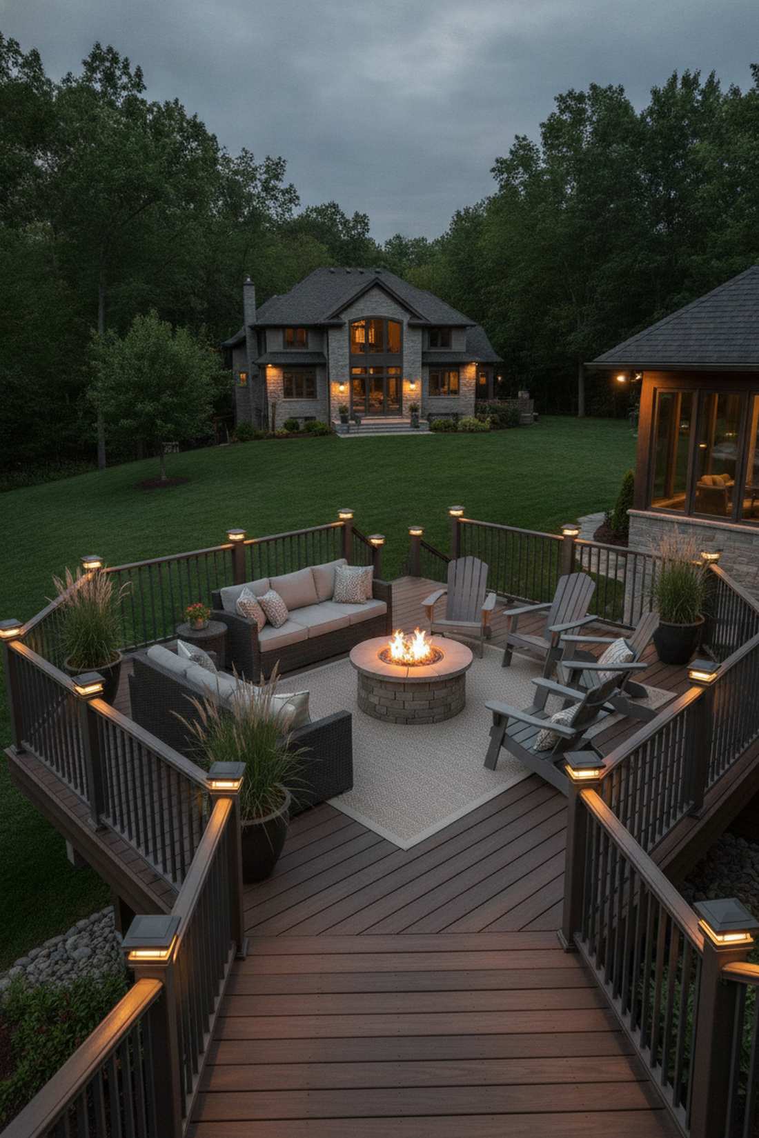 deck perimeter post caps