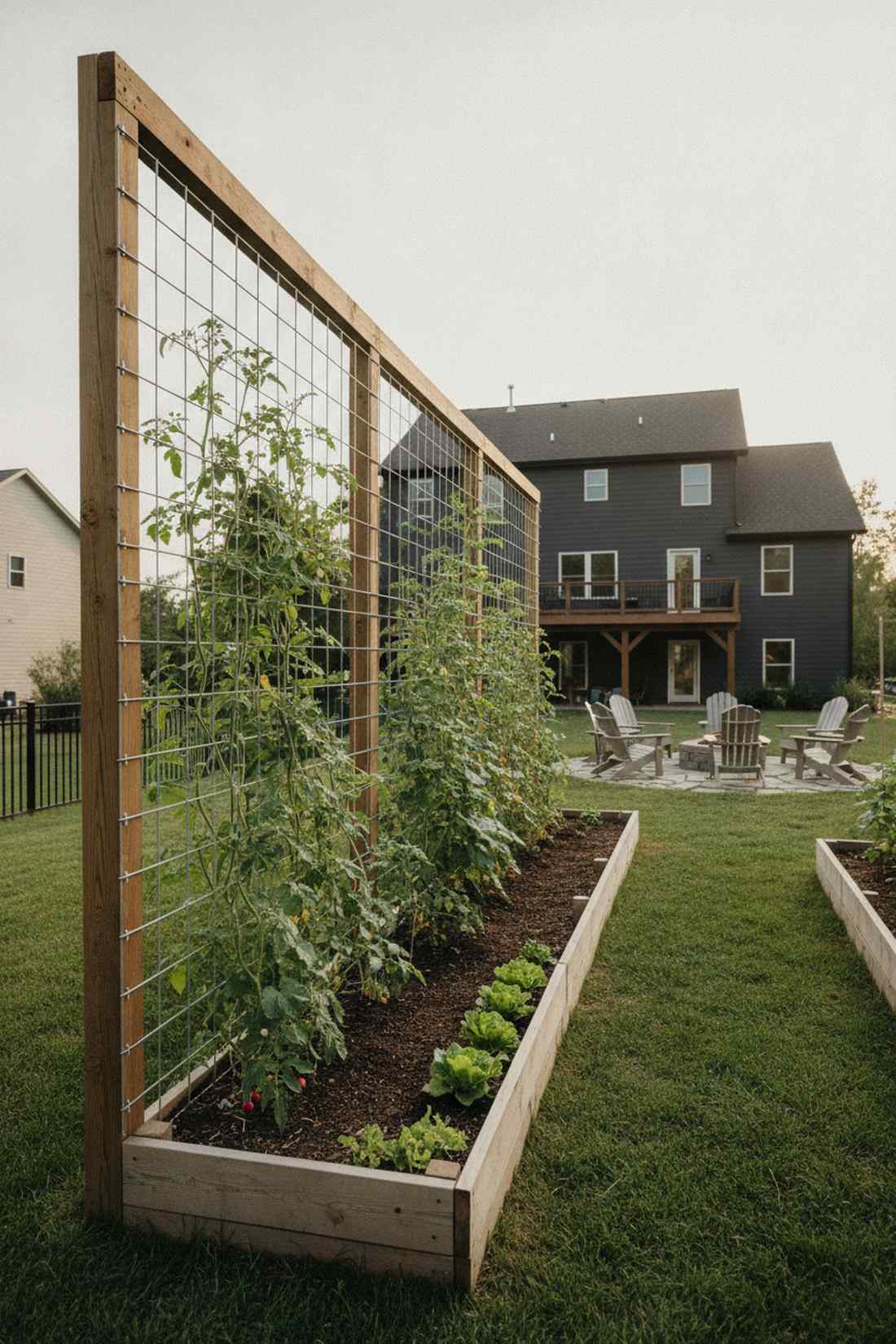 dual sided trellis divider