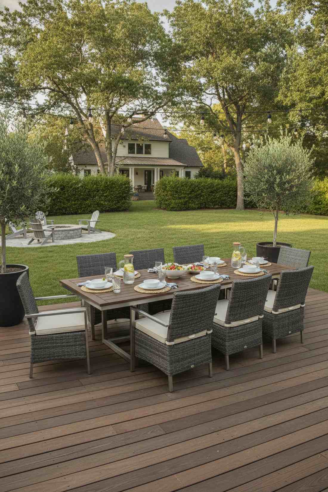 eleven piece extendable dining collection