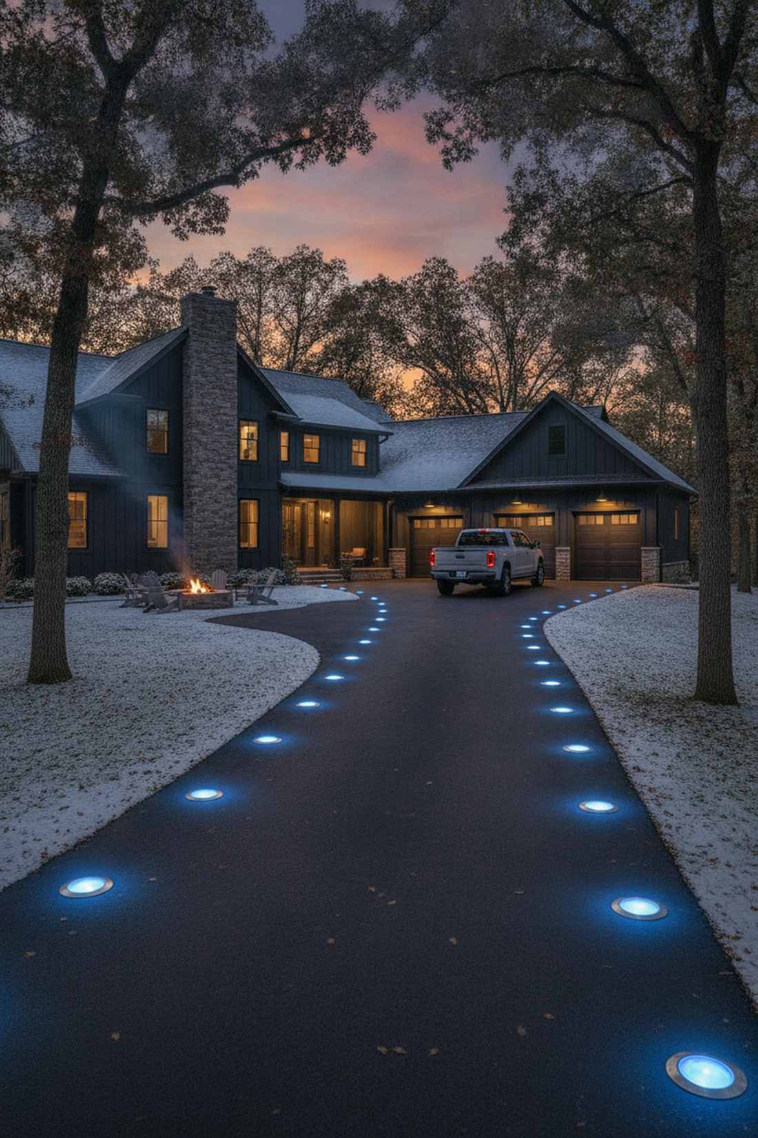 flush driveway markers