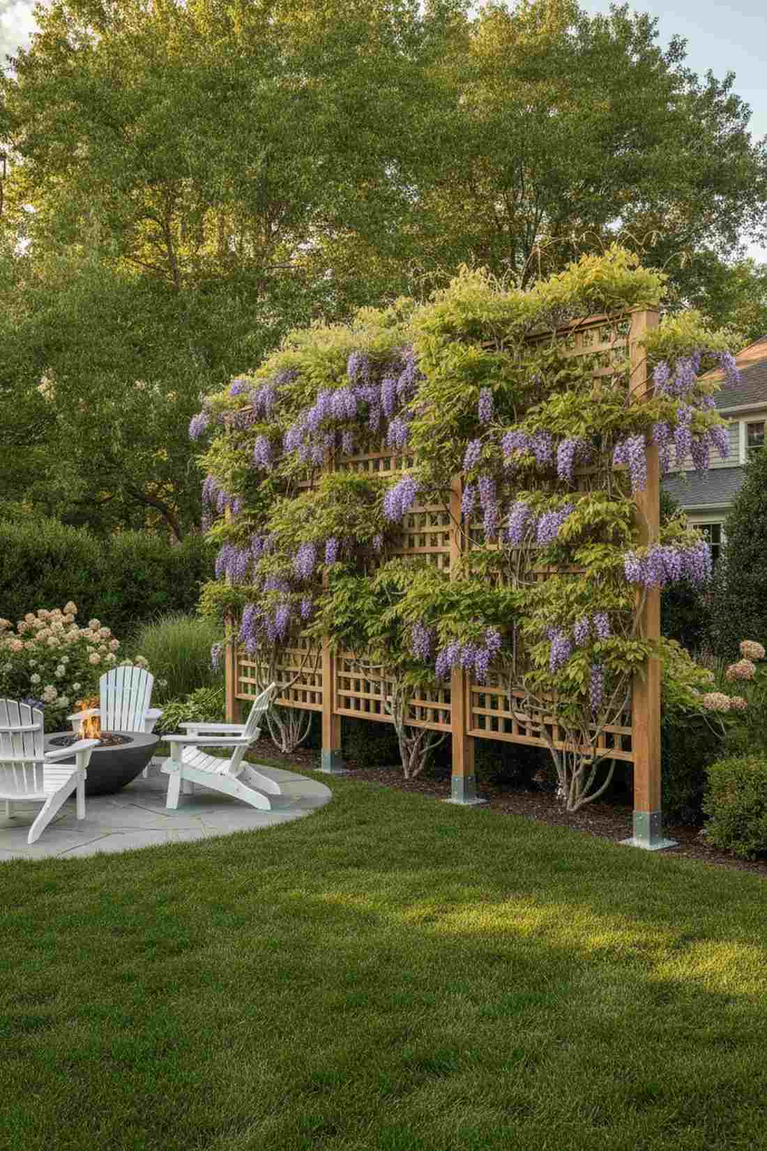 freestanding trellis walls