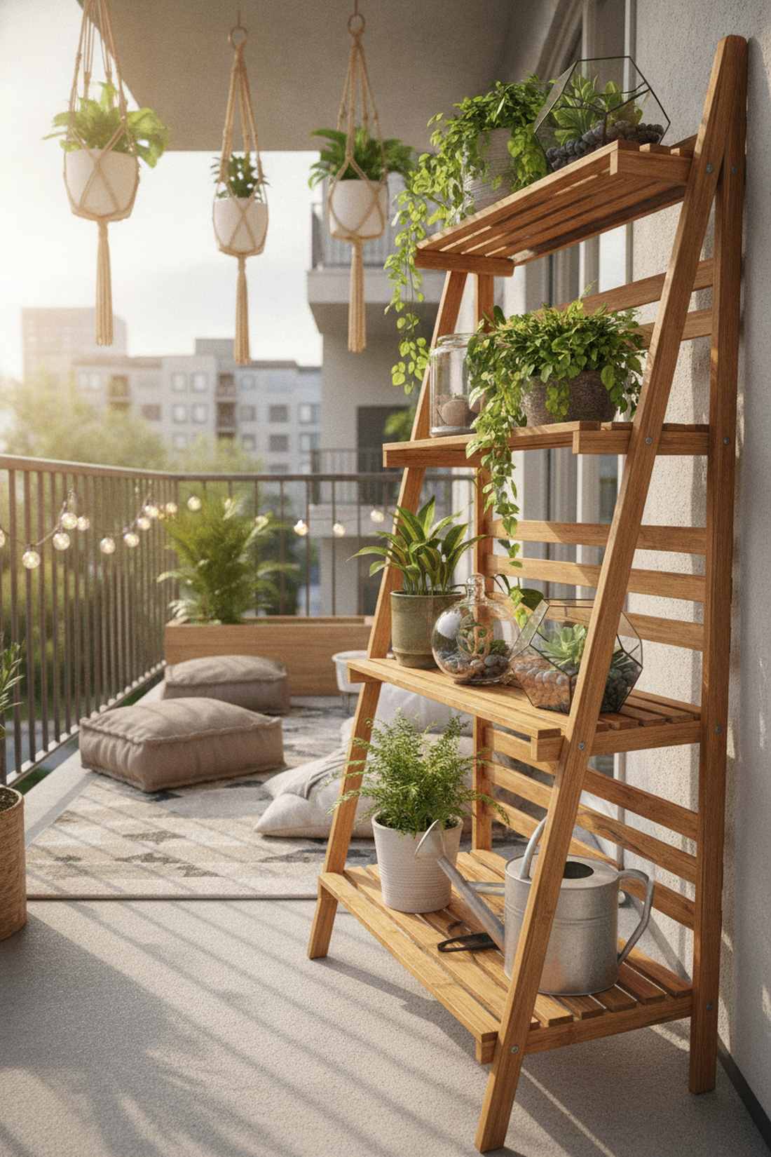 ladder shelf gardens